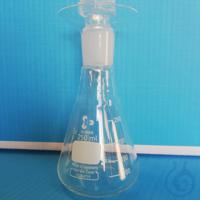 Beuta per iodio in vetro Pyrex/Duran ml.100 NS29/32 completa di tappo Beuta per iodio in vetro...